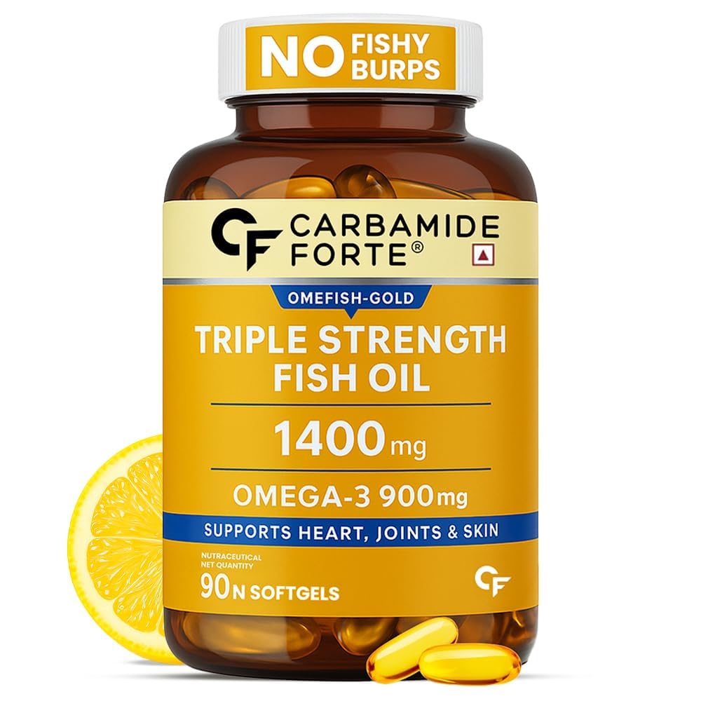 Carbamide Forte Triple Strength Omega 3 Fish Oil 1400mg 60 Caps