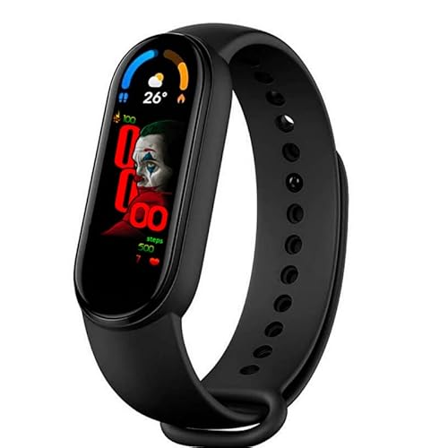 Drumstone Smart M6 Fitband: Heart Rate Monitor Bluetooth Wristband Sports Health Activity Tracker Watch, Suitable for Everyone - Boys and Girls.