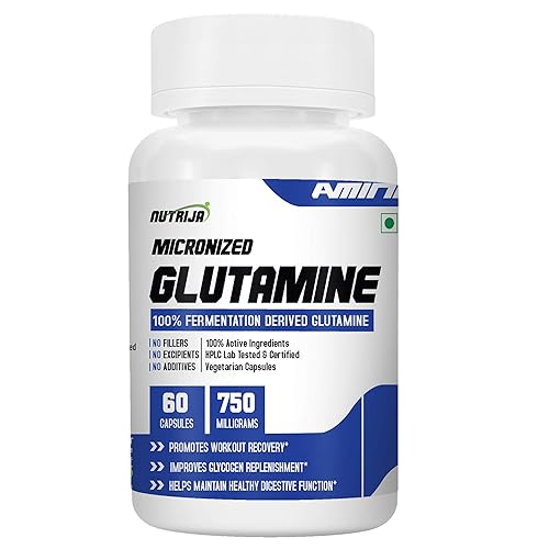 Nutrija GLUTAMINE 750MG - 60 Capsules